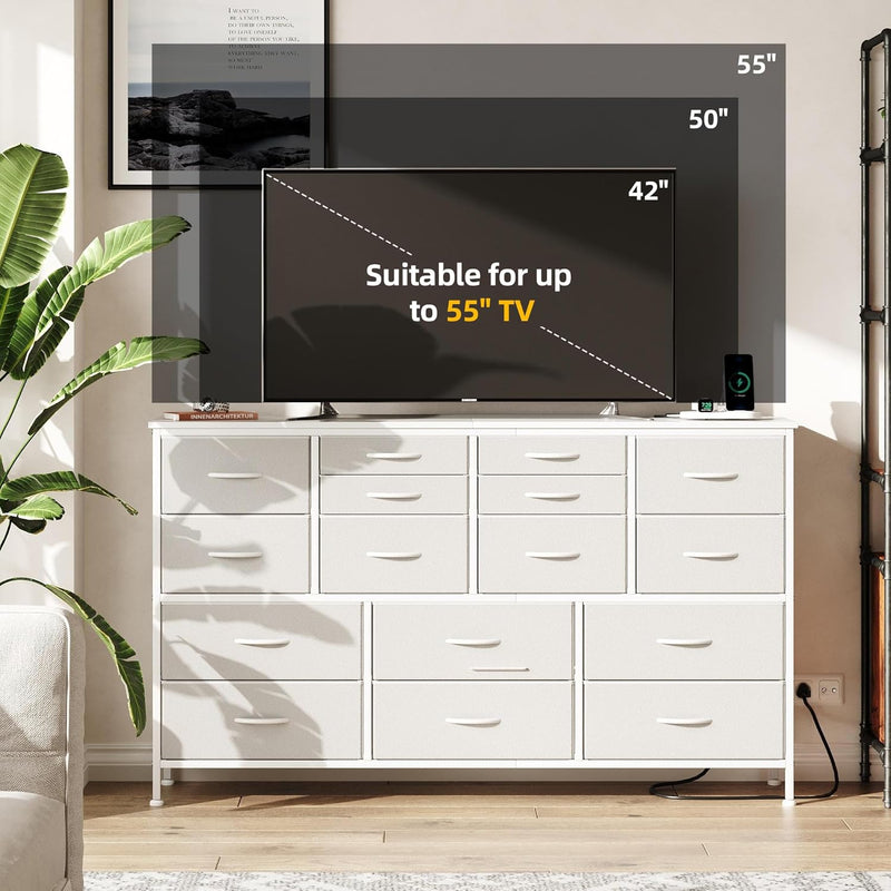 Chest of Drawers Bedroom Contains 2 Ac Ports
