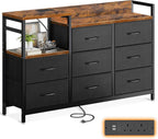 Chest of Drawers Bedroom Contains 2 USB Ac