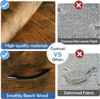 Chest of Drawers Bedroom Fabric Dresser with Wood