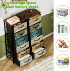 Chest of Drawers Bedroom Furniture with 6 Fabric