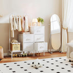 Chest of Drawers Bedroom Including 4 Fabric