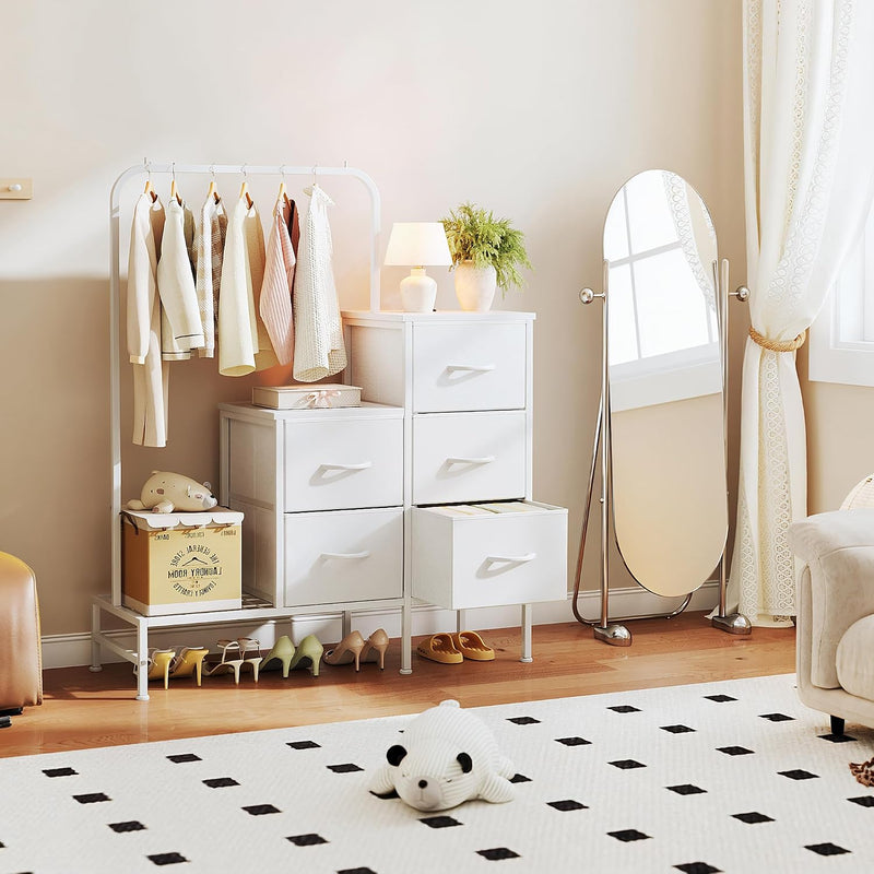 Chest of Drawers Bedroom Including 4 Fabric