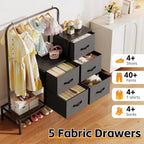 Chest of Drawers Bedroom Including 4 Fabric