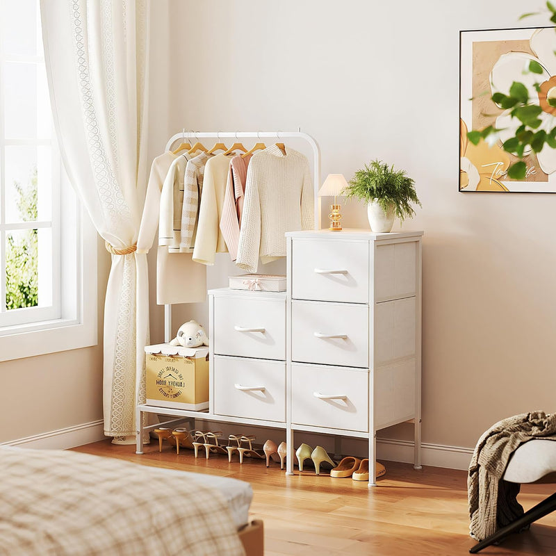 Chest of Drawers Bedroom Including 4 Fabric