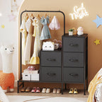Chest of Drawers Bedroom Including 4 Fabric