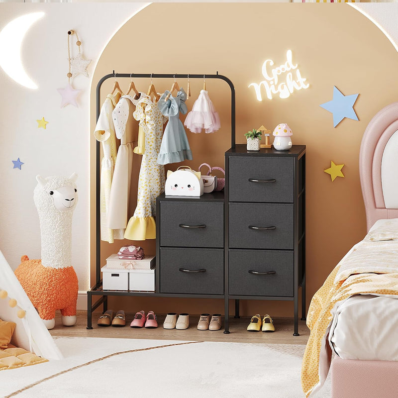Chest of Drawers Bedroom Including 4 Fabric