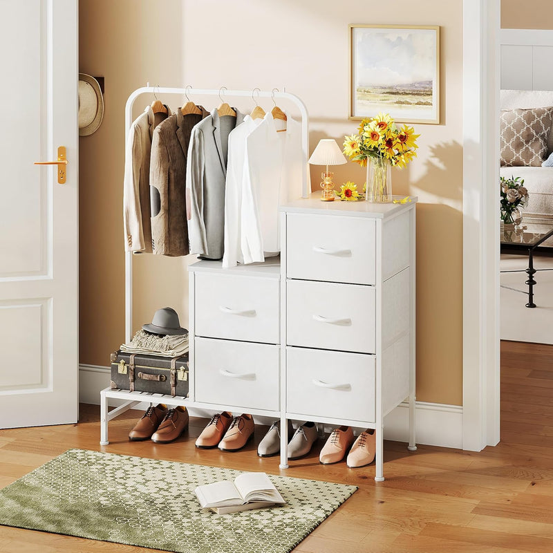 Chest of Drawers Bedroom Including 4 Fabric