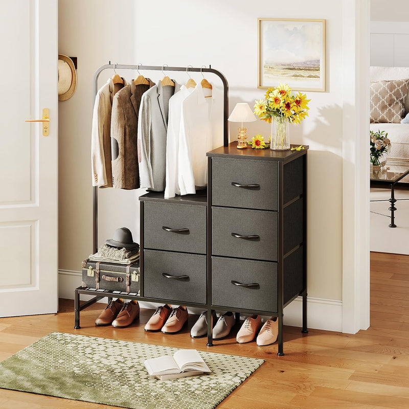 Chest of Drawers Bedroom Including 4 Fabric