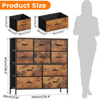 Chest of Drawers Bedroom Tall Dresser with 11