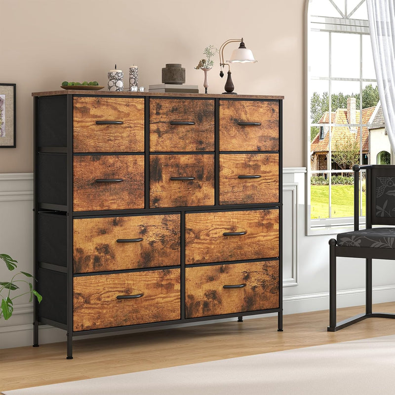 Chest of Drawers Bedroom Tall Dresser with 11