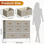 Chest of Drawers Bedroom Tall Dresser with 11