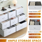 Chest of Drawers Bedroom Tall Dresser with 11