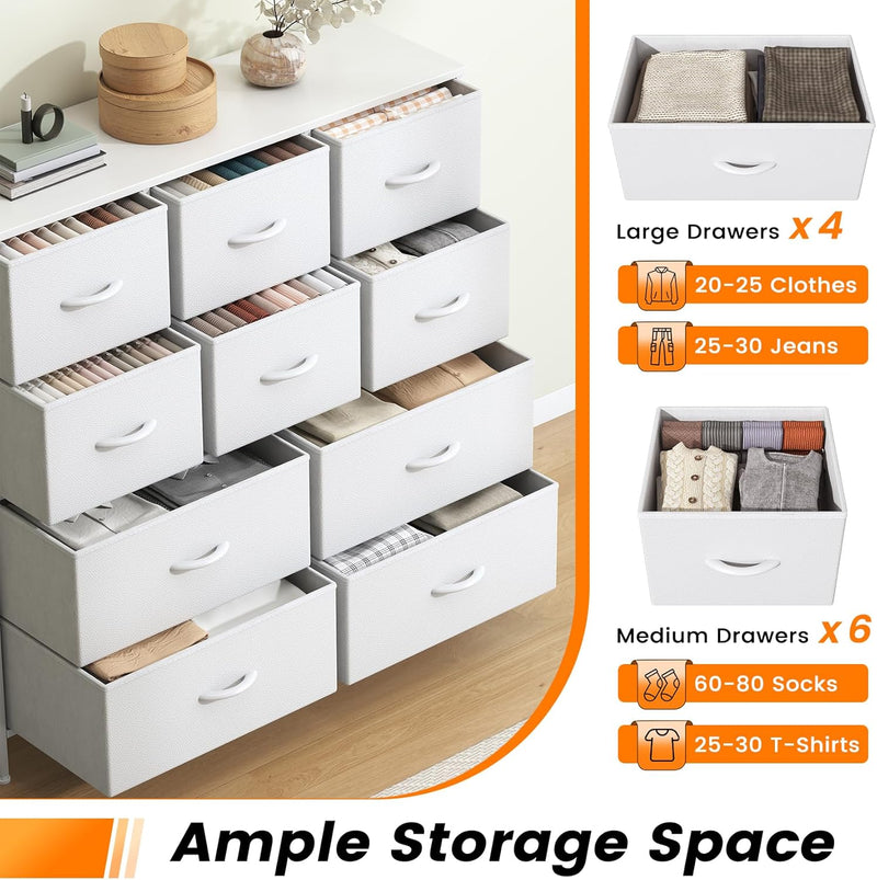 Chest of Drawers Bedroom Tall Dresser with 11