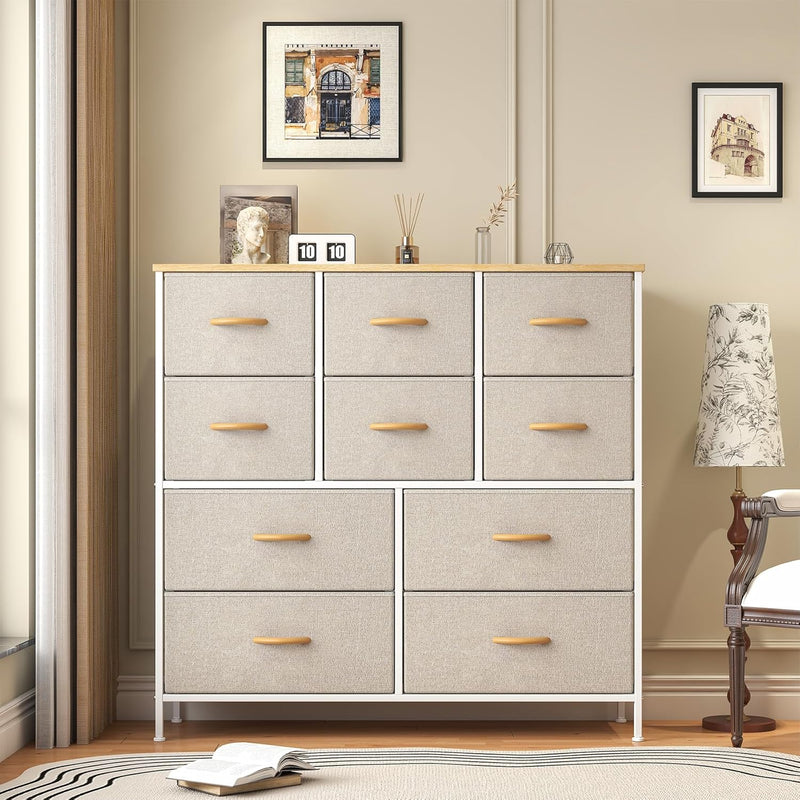 Chest of Drawers Bedroom Tall Dresser with 11