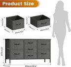 Chest of Drawers Bedroom Tall Dresser with 11