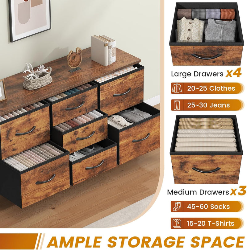 Chest of Drawers Bedroom Tall Dresser with 11