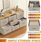 Chest of Drawers Bedroom Tall Dresser with 11