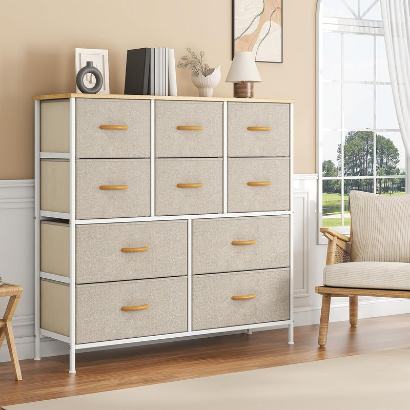 Chest of Drawers Bedroom Tall Dresser with 11