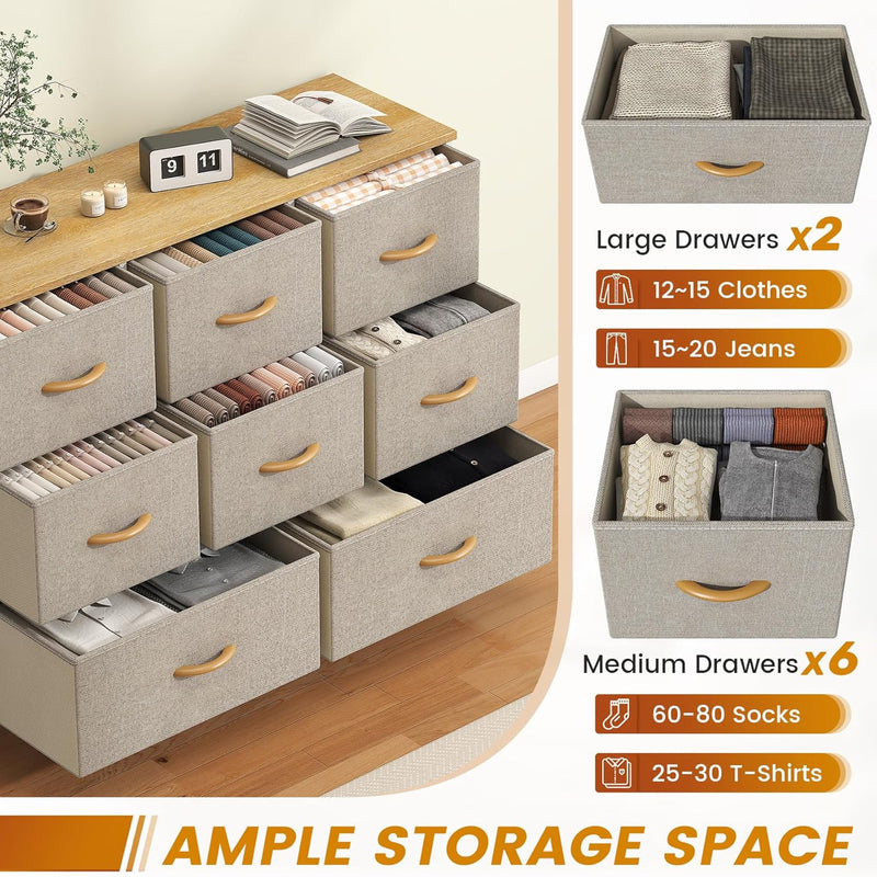 Chest of Drawers Bedroom Tall Dresser with 11