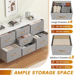 Chest of Drawers Bedroom Tall Dresser with 11