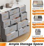 Chest of Drawers Bedroom Tall Dresser with 11