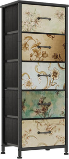 Chest of Drawers Bedroom with 4 and Flower