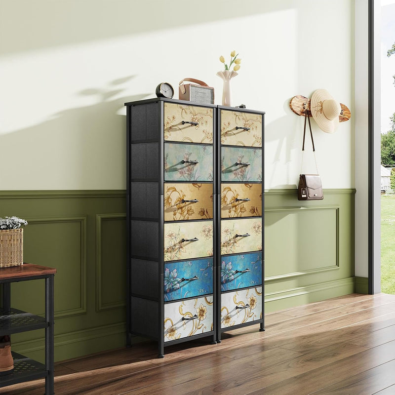 Chest of Drawers Bedroom with 4 and Flower