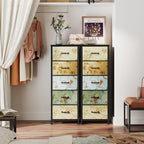 Chest of Drawers Bedroom with 4 and Flower