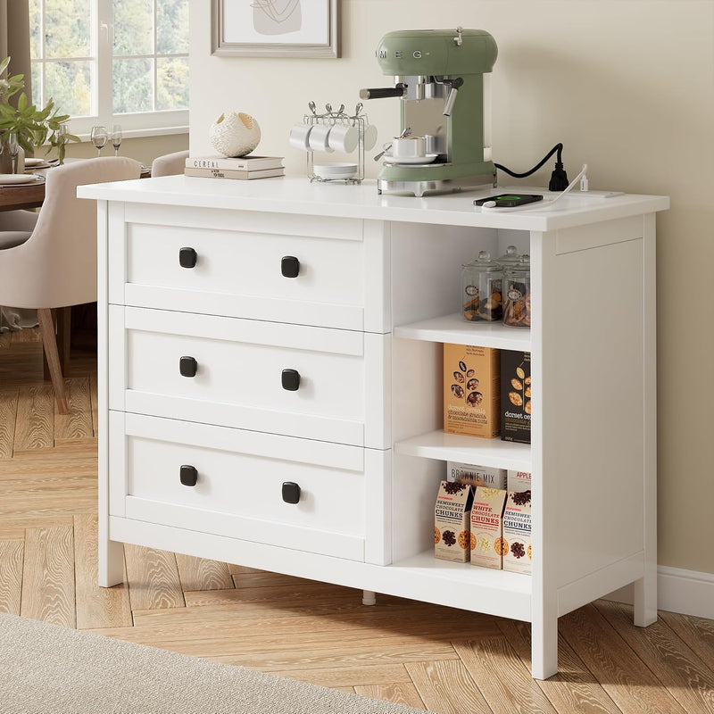 Chest of Drawers Bedroom with Charging Station 3