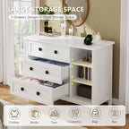 Chest of Drawers Bedroom with Charging Station 3