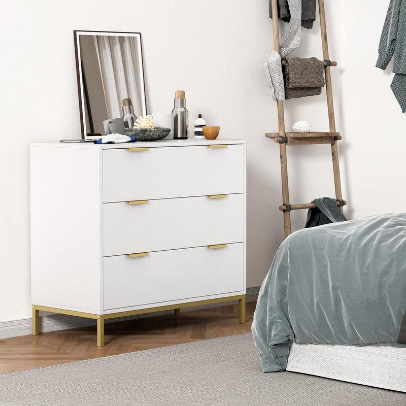 Chest of Drawers Bedroom Wooden 3 Dresser