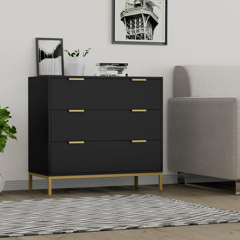Chest of Drawers Bedroom Wooden 3 Dresser