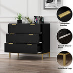 Chest of Drawers Bedroom Wooden 3 Dresser