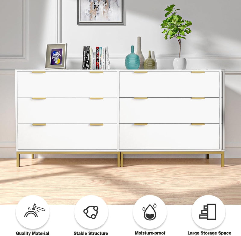 Chest of Drawers Bedroom Wooden 3 Dresser