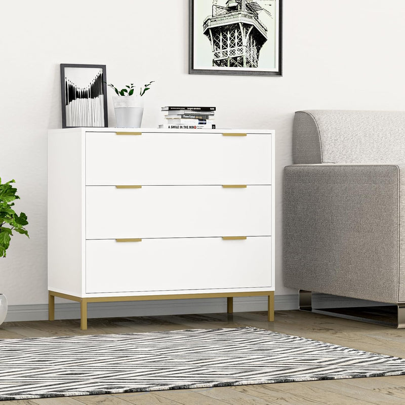 Chest of Drawers Bedroom Wooden 3 Dresser