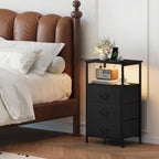 Chest of Drawers Charging Station LED 3 Set