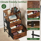 Chest of Drawers Charging Station LED 3 Set