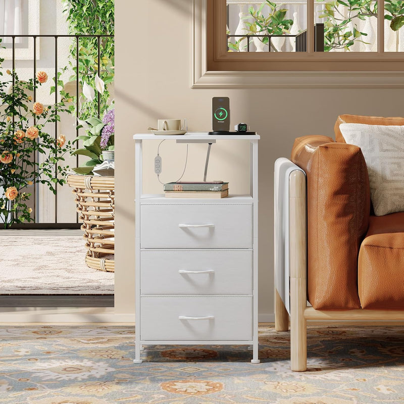Chest of Drawers Charging Station LED 3 Set