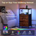 Chest of Drawers Charging Station LED 3 Set