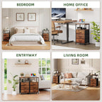 Chest of Drawers Charging Station LED 3 Set
