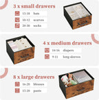 Chest of Drawers Dresser for Bedroom with 15