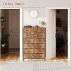 Chest of Drawers Dresser for Bedroom with 15