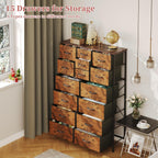 Chest of Drawers Dresser for Bedroom with 15