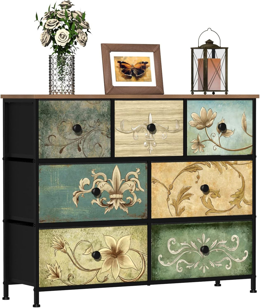 Chest of Drawers Dresser for Bedroom with 7