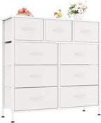 Chest of Drawers Dresser for Bedroom with 9