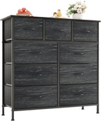 Chest of Drawers Dresser for Bedroom with 9