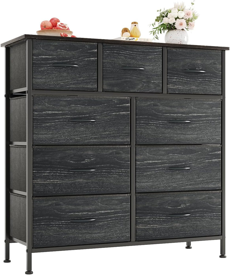 Chest of Drawers Dresser for Bedroom with 9