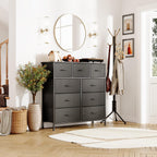 Chest of Drawers Dresser for Bedroom with 9