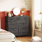 Chest of Drawers Dresser for Bedroom with 9
