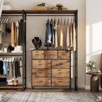 Chest of Drawers Dresser for Bedroom with 9